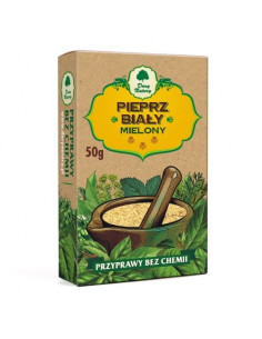 Pieprz biały mielony - 50g - Dary Natury