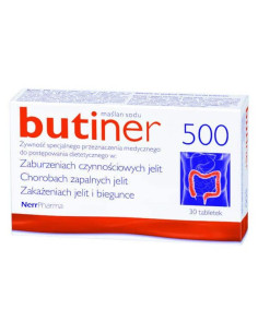 Butiner maślan sodu 500g - 30 tabletek - NerrPharma