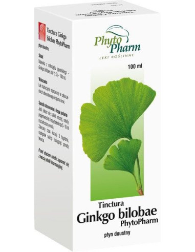 Nalewka z miłorzębu - 100ml - PhytoPharm