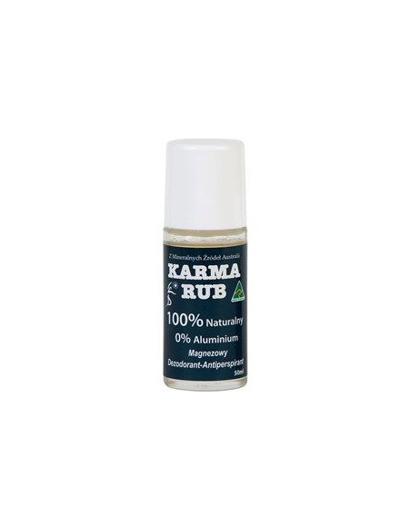 Naturalny Magnezowy Dezodorant-Antyperpirant Kulka - 50ml - KarmaRub