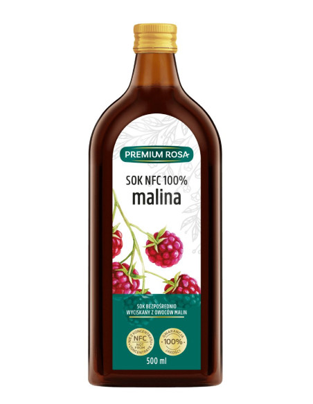 Sok z Maliny 100% - 500ml - Premium Rosa