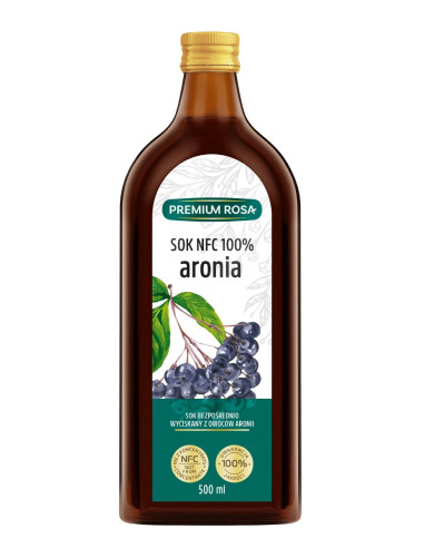 Sok z Aronii 100% - 500ml - Premium Rosa