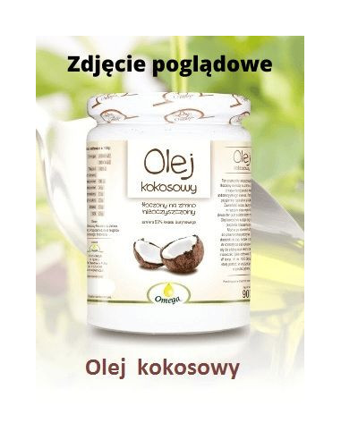 Olej Kokosowy Nieoczyszczony Tłoczony Na Zimno - 260g - Kropla Omega