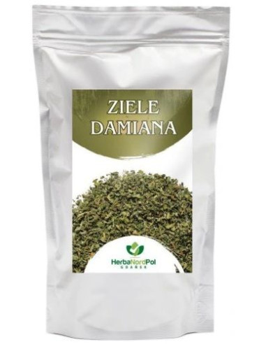 Liść Damiana - 100g - Herbanordpol