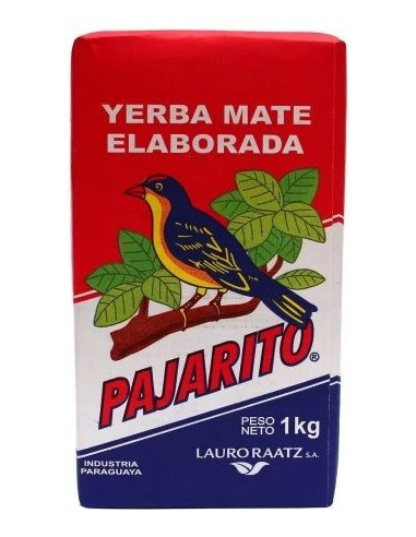 Yerba Mate Pajarito Elaborado - 1kg - Planta Industria