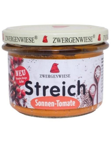 Pasta Słonecznikowa z Suszonymi Pomidorami Bio - 180g - Zwergenwiese