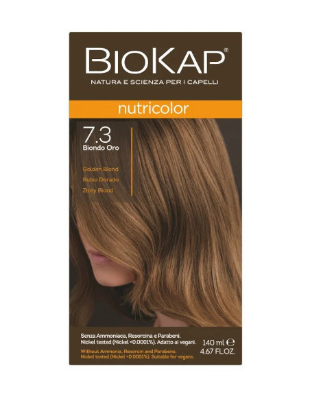 Biokap Nutricolor - 7.3 Złoty Blond - 140ml - Biokap