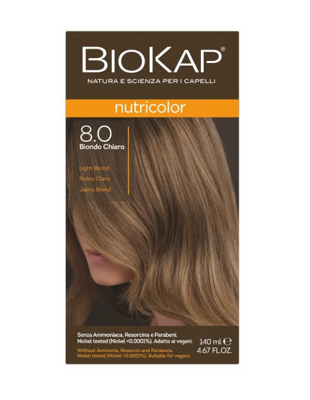 Biokap Nutricolor - 8.0 Jasny Blond - Biokap