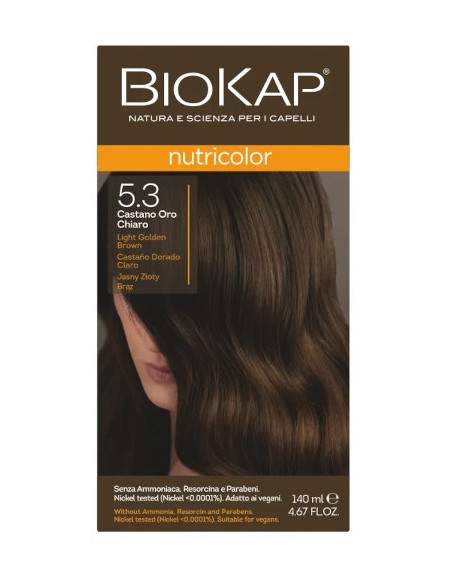 Biokap Nutricolor - 5.3 Jasny Brąz - 140ml - Biokap