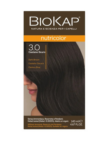 Biokap Nutricolor - 3.0 Ciemny Brąz - Lab Pharma
