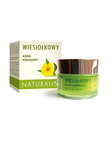 Wiesiołkowy krem półtłusty - 50ml - Naturalis