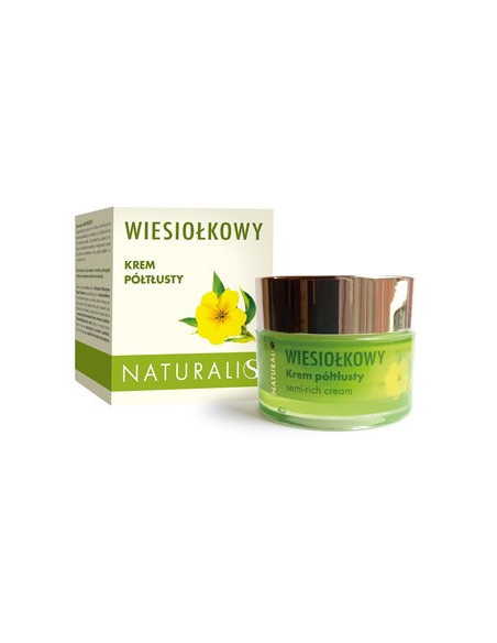 Wiesiołkowy krem półtłusty - 50ml - Naturalis