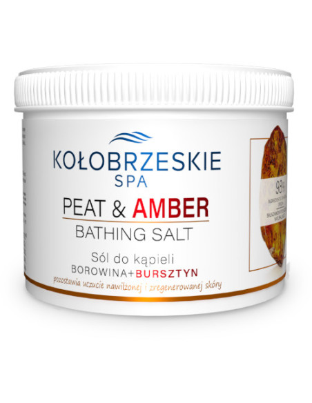 Borowinowa sól do kąpieli z bursztynem - 600g - Kołobrzeskie Spa