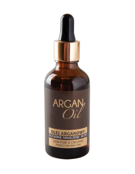Olej arganowy ciemne szkło pipeta - 50ml - Maroko