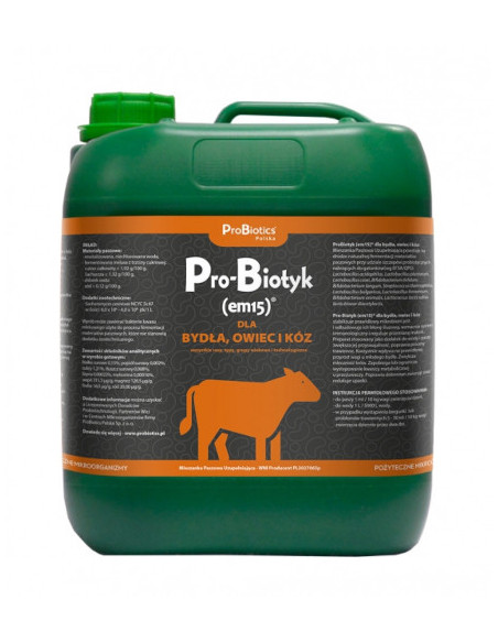 ProBiotyk ( em15) mieszanka paszowa uzupełniająca - 5l - ProBiotics