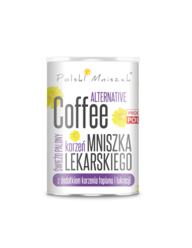 Kawa z korzenia mniszka lekarskiego z dodatkiem korzenia łopianu i lukrecji - 150g - Polski Mniszek