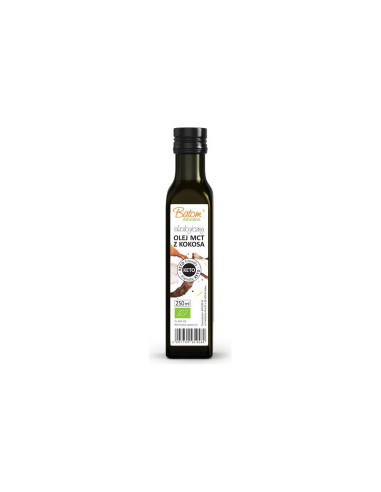 Olej MCT z kokosa bio - 250 ml - Batom