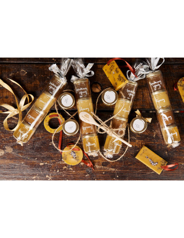 Mini zestaw miodów prezentowy - 4x50g - Miody Dworskie