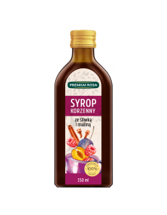 Syrop korzenny śliwka malina - 250ml - Premium Rosa