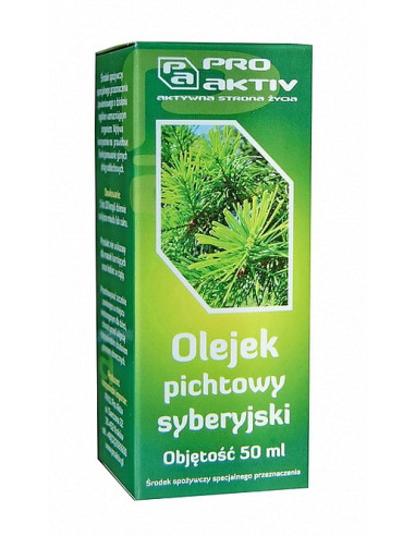 Olejek pichtowy syberyjski - 50ml - Pro Aktiv