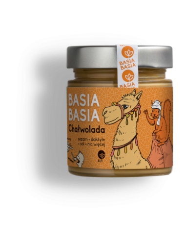 Krem sezamowo-daktylowy chałwolada - 210g - Basia Basia Alpi
