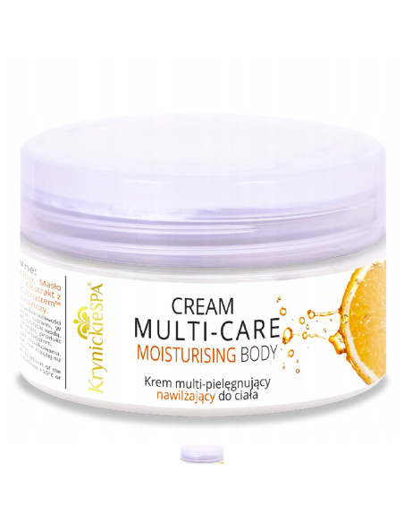 Multi pielęgnujący krem nawilżający do ciała - 200g - Krynickie Spa