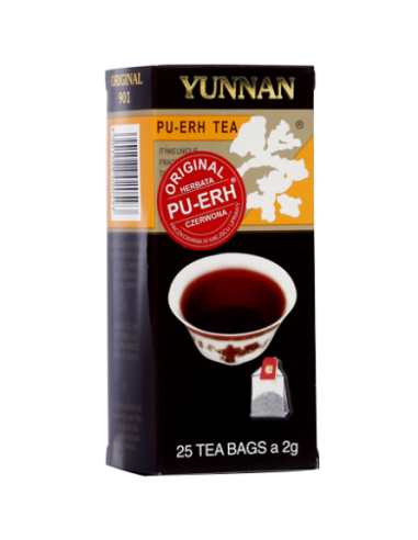 Herbata Pu-erh Czerwona fix - 2 g x 25sasz - Yunnan
