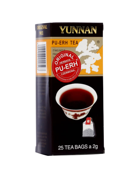 Herbata Pu-erh Czerwona fix - 2 g x 25sasz - Yunnan