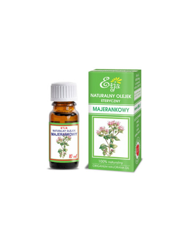 Naturalny olejek eteryczny majerankowy - 10ml - Etja