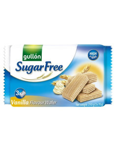 Wafle z nadzieniem o smaku waniliowym - 60g - Gullón