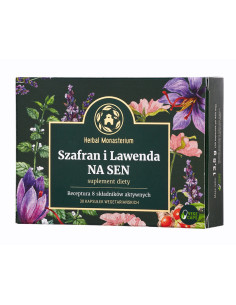 Szafran i Lawenda na sen - 30kaps - Herbal