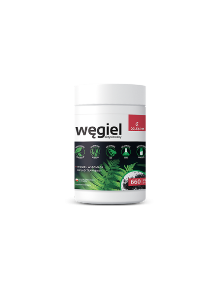 Węgiel aktywowany proszek - 100g - Colfarm