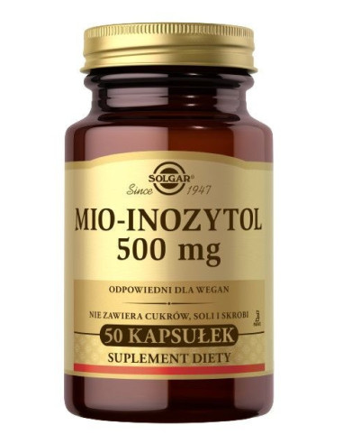 Mio Inozytol 1500 mg - 50 kapsułek - Solgar