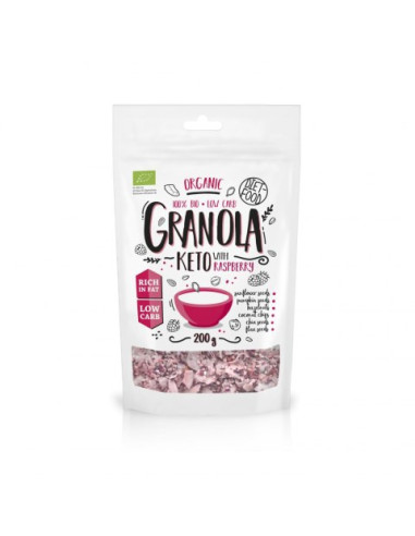 Granola malina keto - 200g - Dietfood