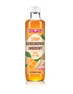 Syrop imbirowo - kurkumowy - 250ml - Polska Róża