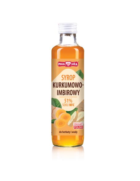 Syrop imbirowo - kurkumowy - 250ml - Polska Róża