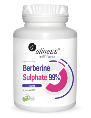 Berberine Sulphate 99% 400mg - 60kaps - ALINESS