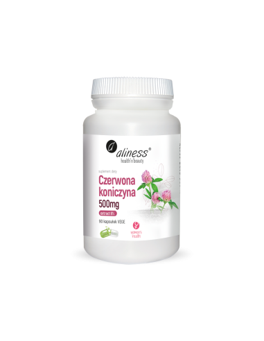 Czerwona koniczyna 500mg - 90kapsułek - ALINESS