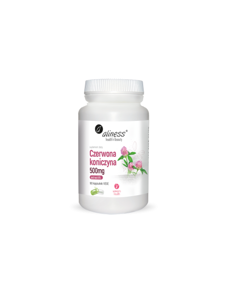 Czerwona koniczyna 500mg - 90kapsułek - ALINESS