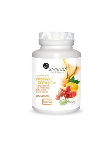 Witamina C PLUS 1000mg -100kapułek - ALINESS