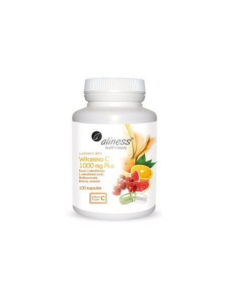 Witamina C PLUS 1000mg -100kapułek - ALINESS
