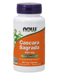 Cascara Sagrada 450mg  - 100kaps - Now Foods