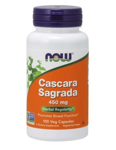 Cascara Sagrada 450mg  - 100kaps - Now Foods