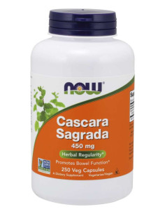 Cascara Sagrada 450mg  - 250kaps - Now Foods