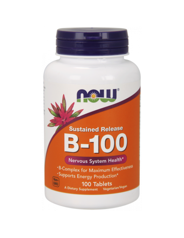 Witamina B-100  - 100tabl - Now Foods