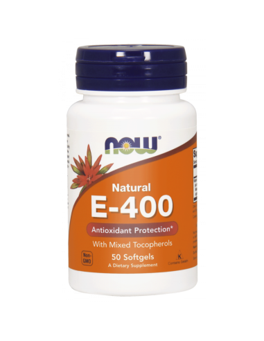 Witamina E-400 - 50 kapsułek - Now Foods