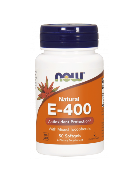 Witamina E-400 - 50 kapsułek - Now Foods