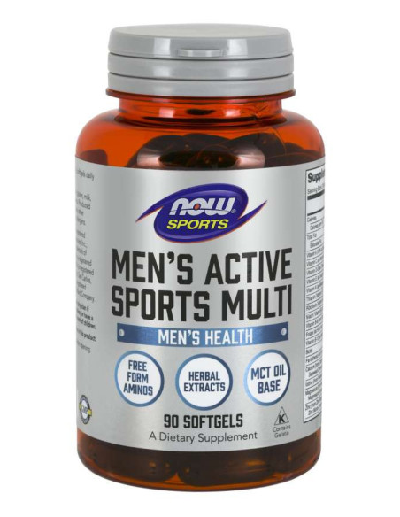 Mens active sports - 90 kaps - Now Foods