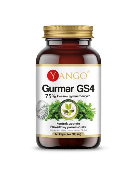 Gurmar GS4 75% kwasów gymnemowych - 60kaps - Yango
