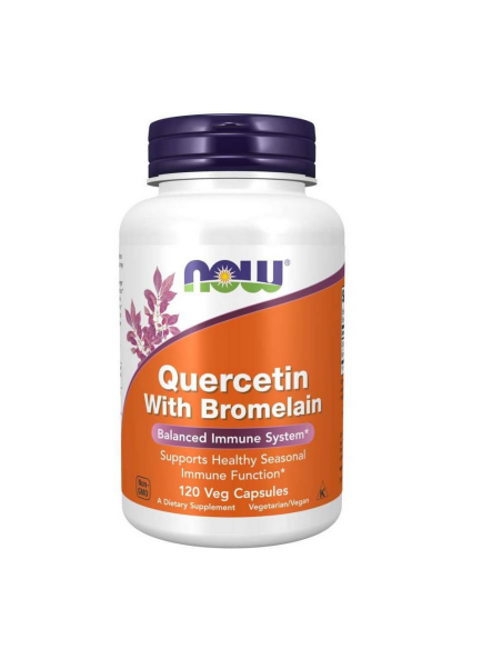 QUERCETIN BROMELAIN - 120kaps - Now Foods